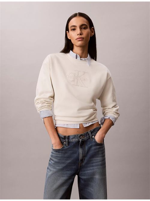 ls baby terry seasonal monologo CALVIN KLEIN JEANS | LV047G820GYAS